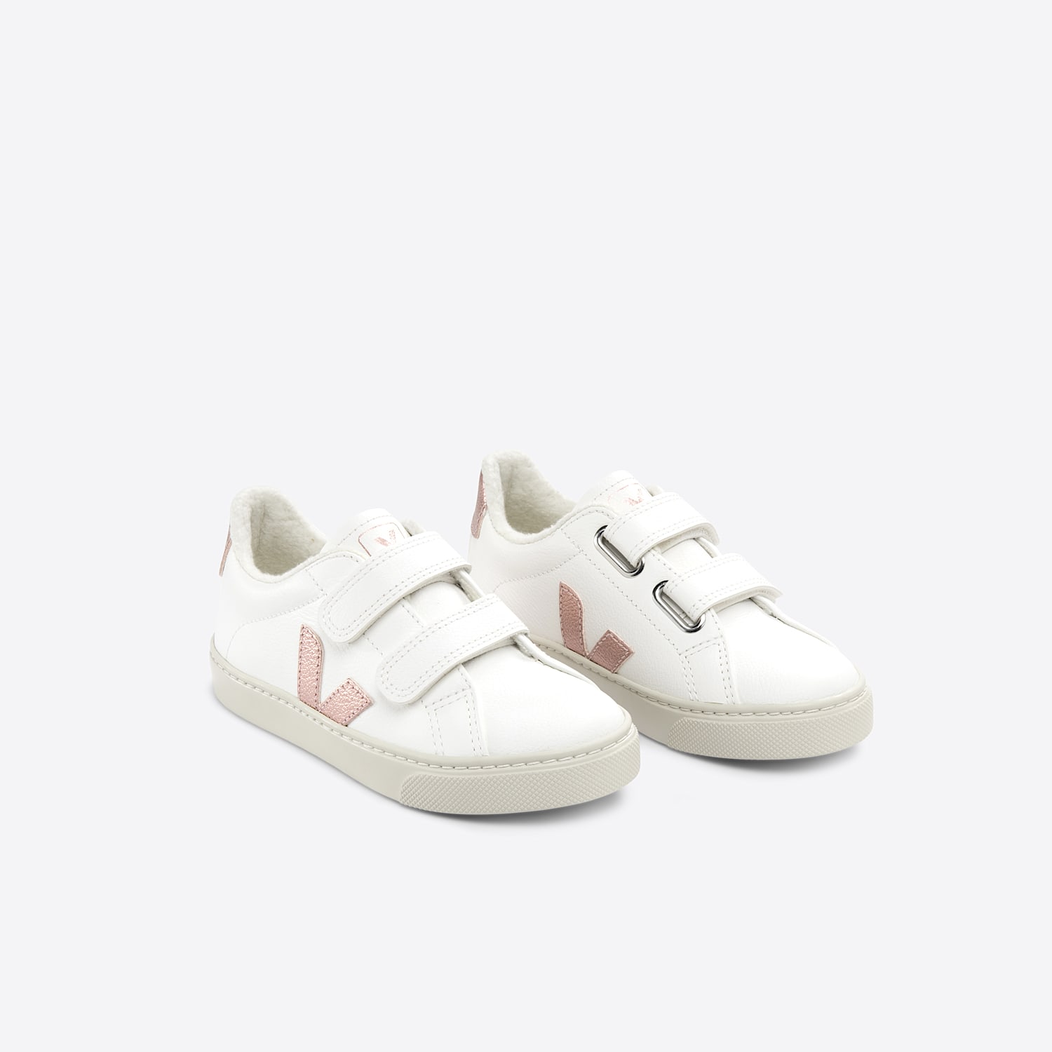 Veja ESPLAR FURED LEATHER WHITE NACRE