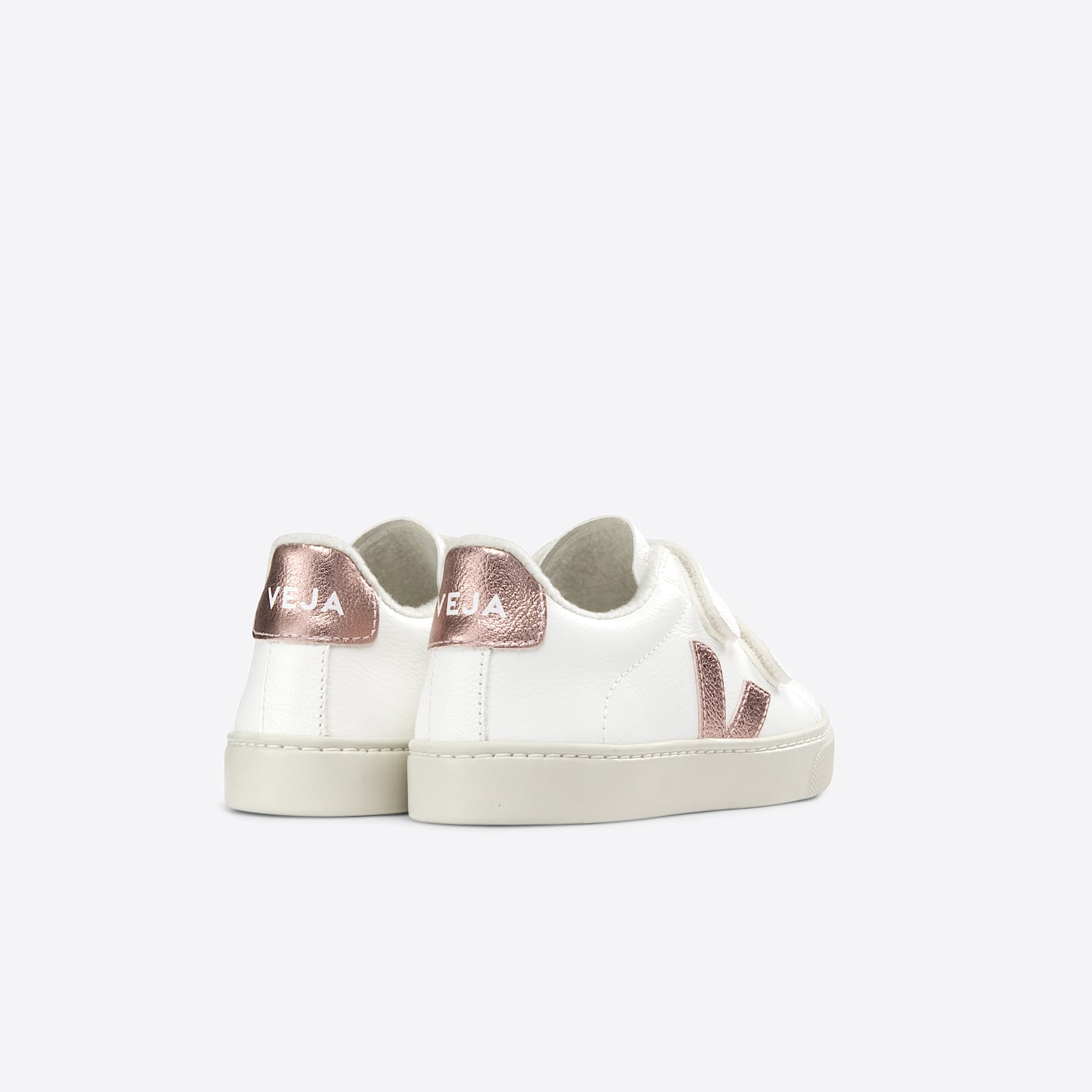 Veja ESPLAR FURED LEATHER WHITE NACRE