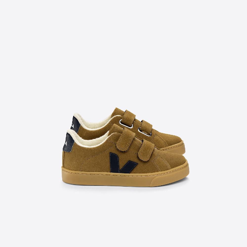 veja ESPLAR FURED SUEDE CAMEL NAUTICO