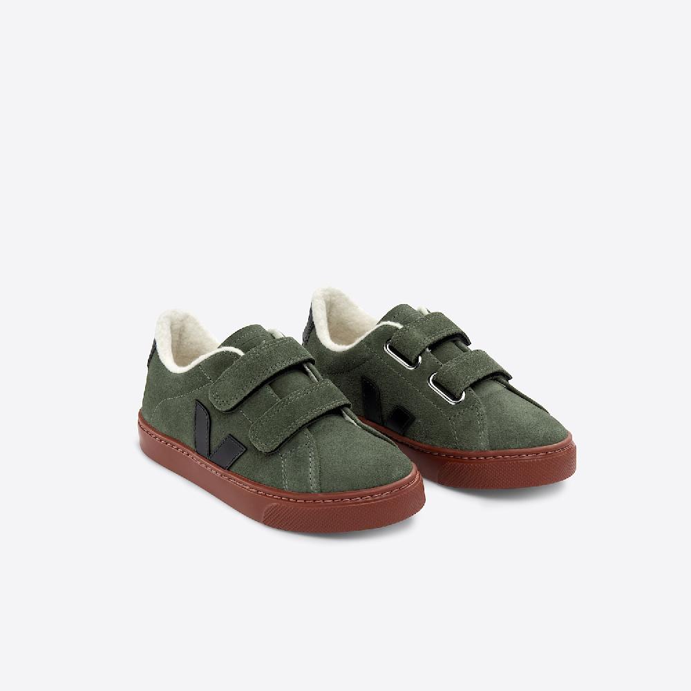 Veja ESPLAR FURED SUEDE MUD BLACK