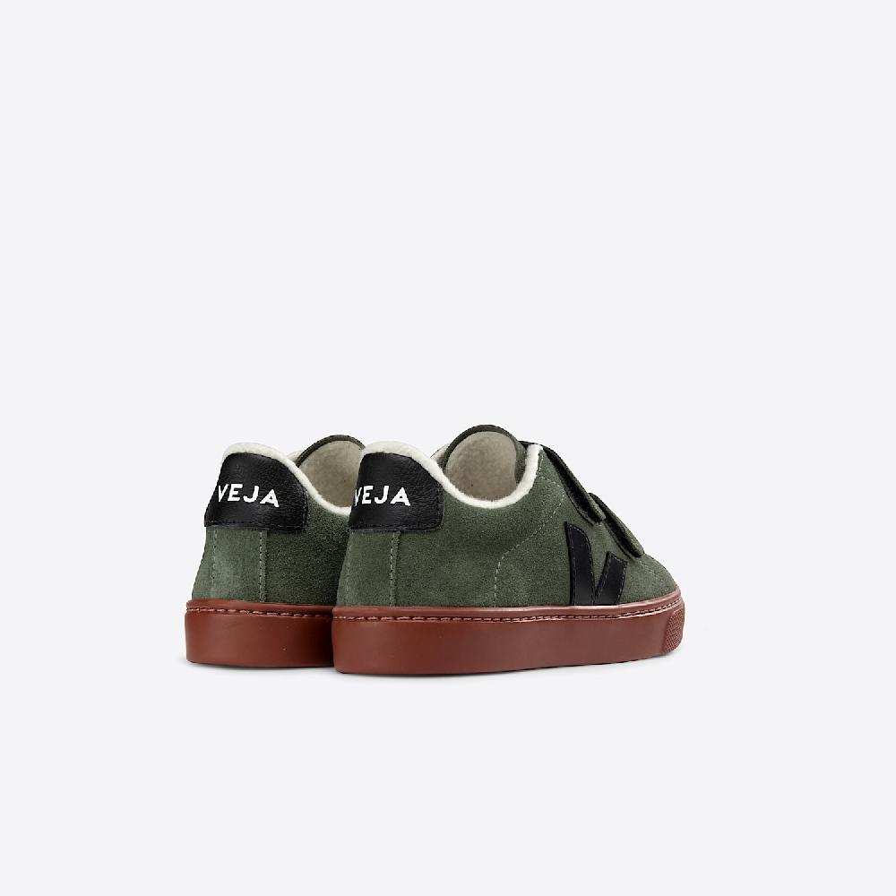 Veja ESPLAR FURED SUEDE MUD BLACK