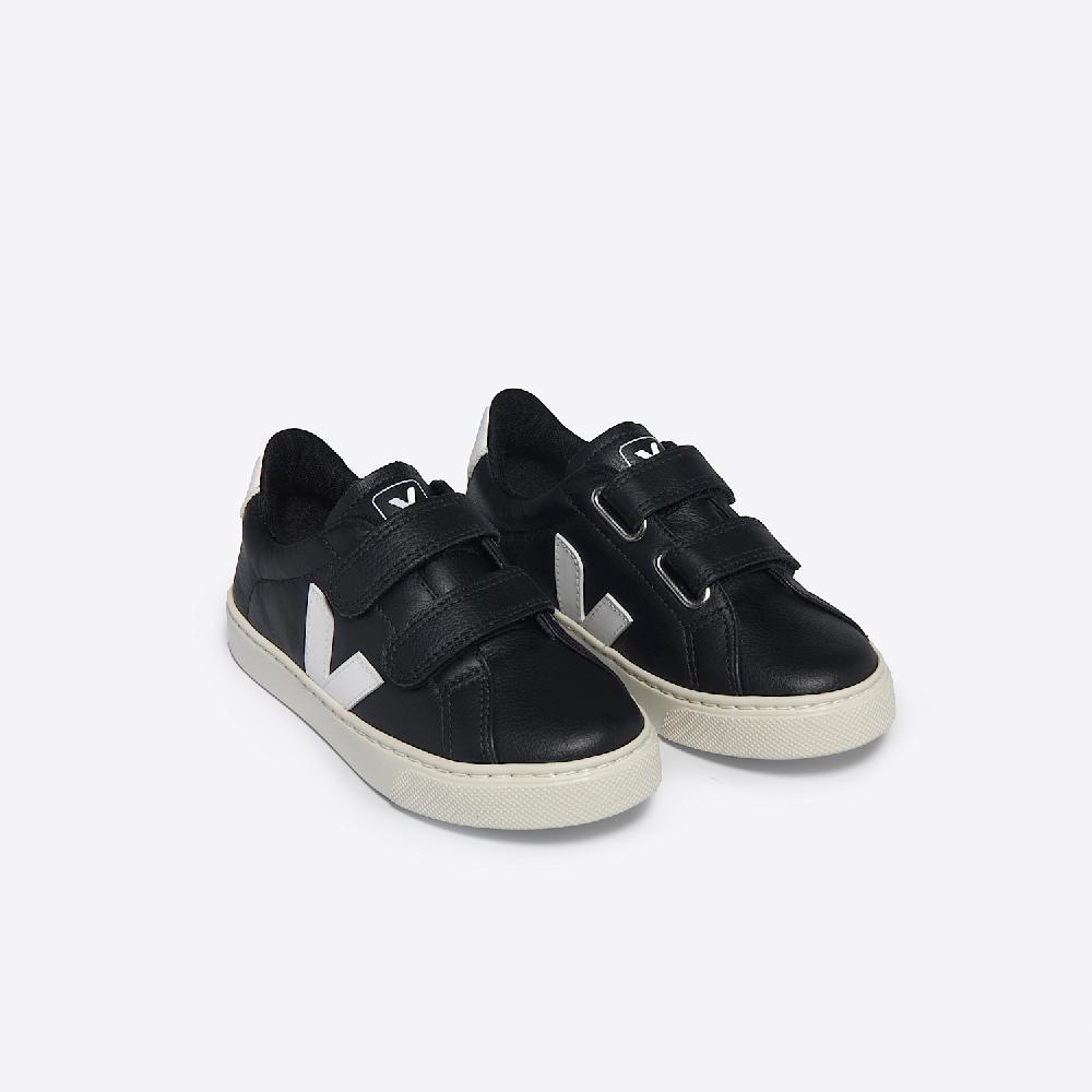 Veja ESPLAR LEATHER BLACK WHITE