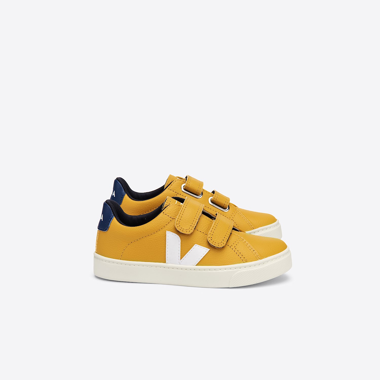 veja ESPLAR LEATHER MOUTARDE WHITE COBALT