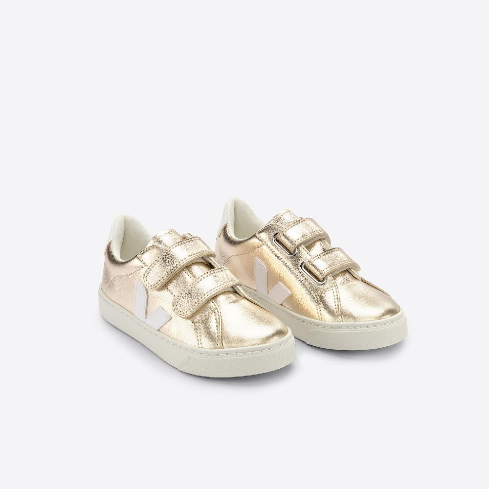 Veja ESPLAR LEATHER PLATINE WHITE
