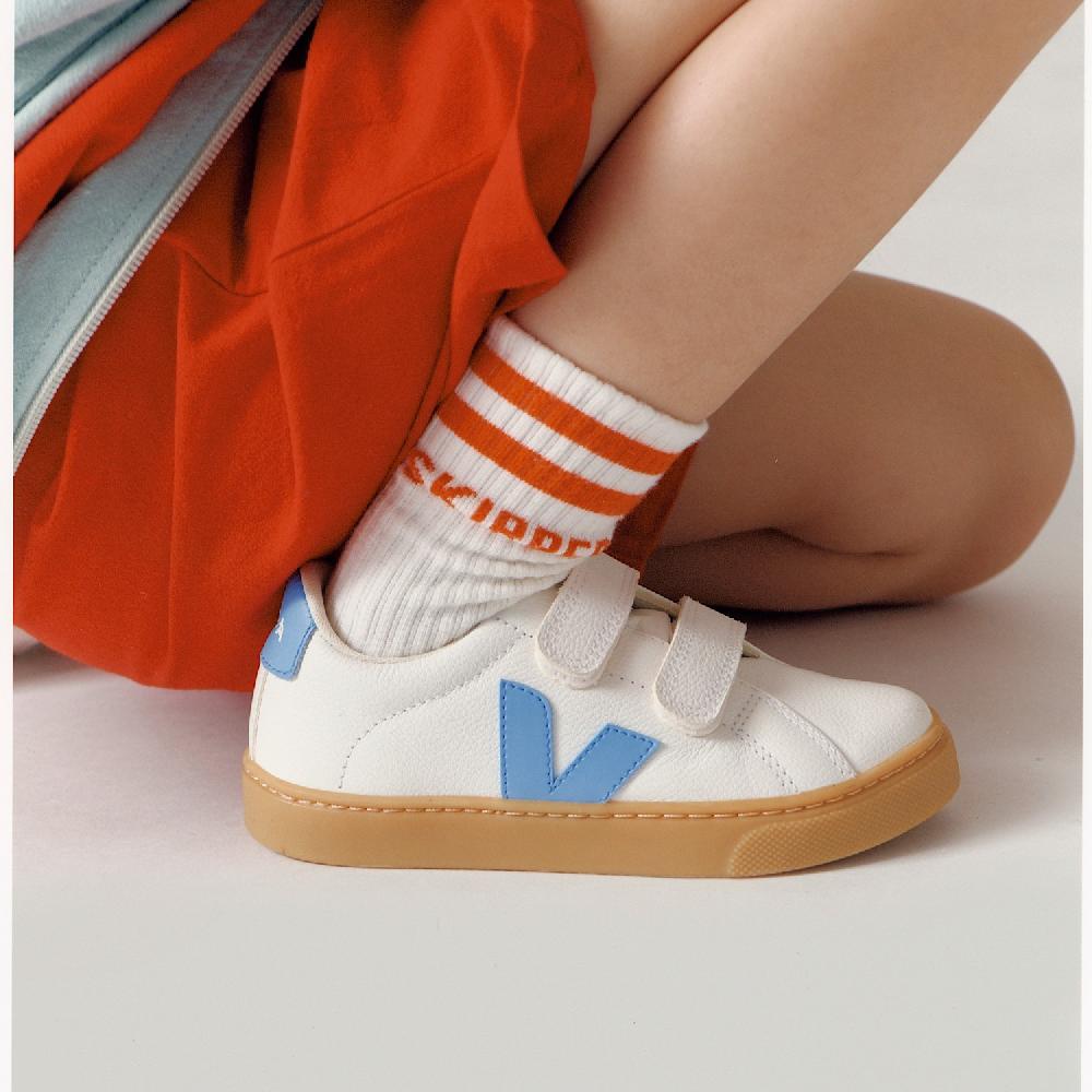 Veja ESPLAR LEATHER WHITE AQUA NATURAL
