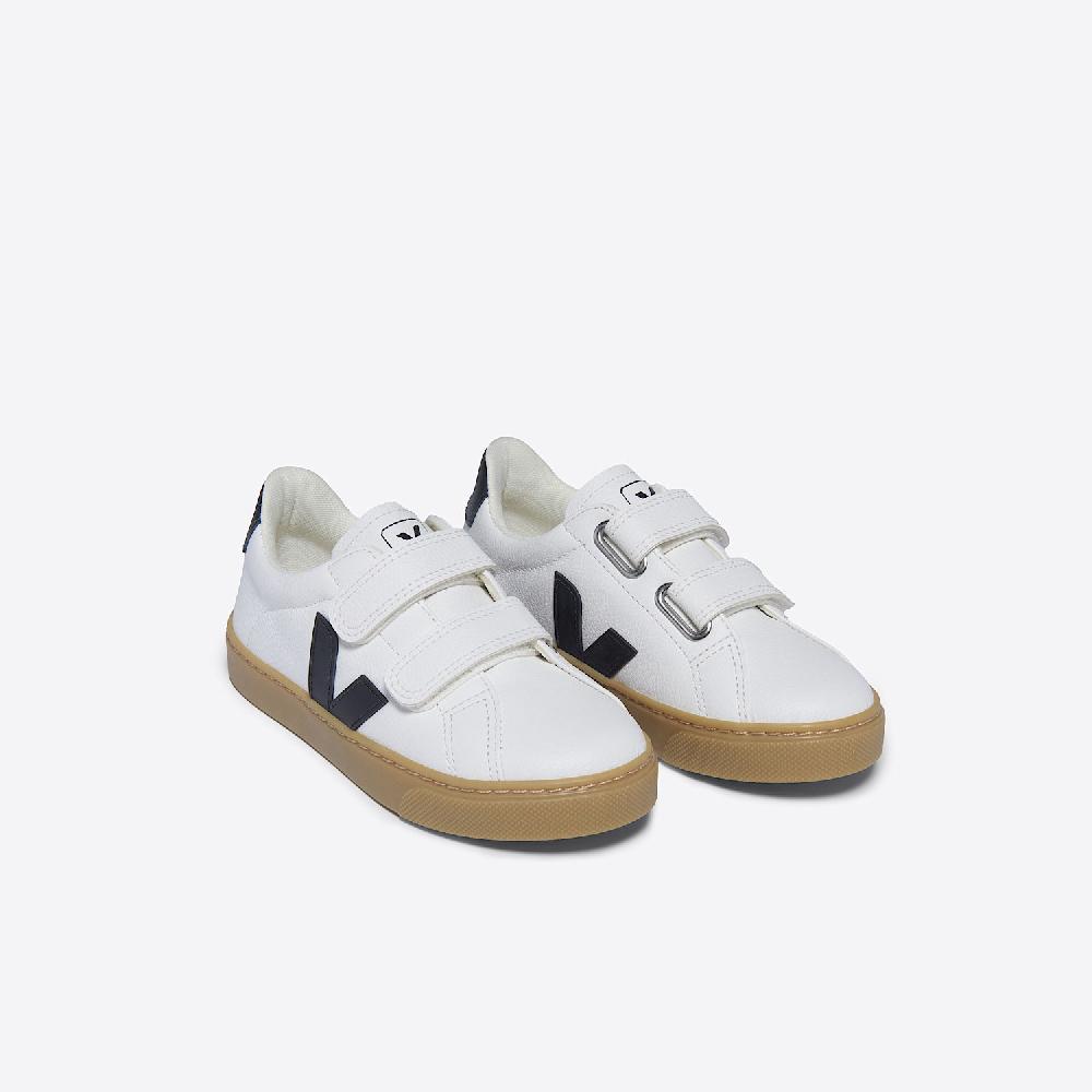 Veja ESPLAR LEATHER WHITE BLACK NATURAL