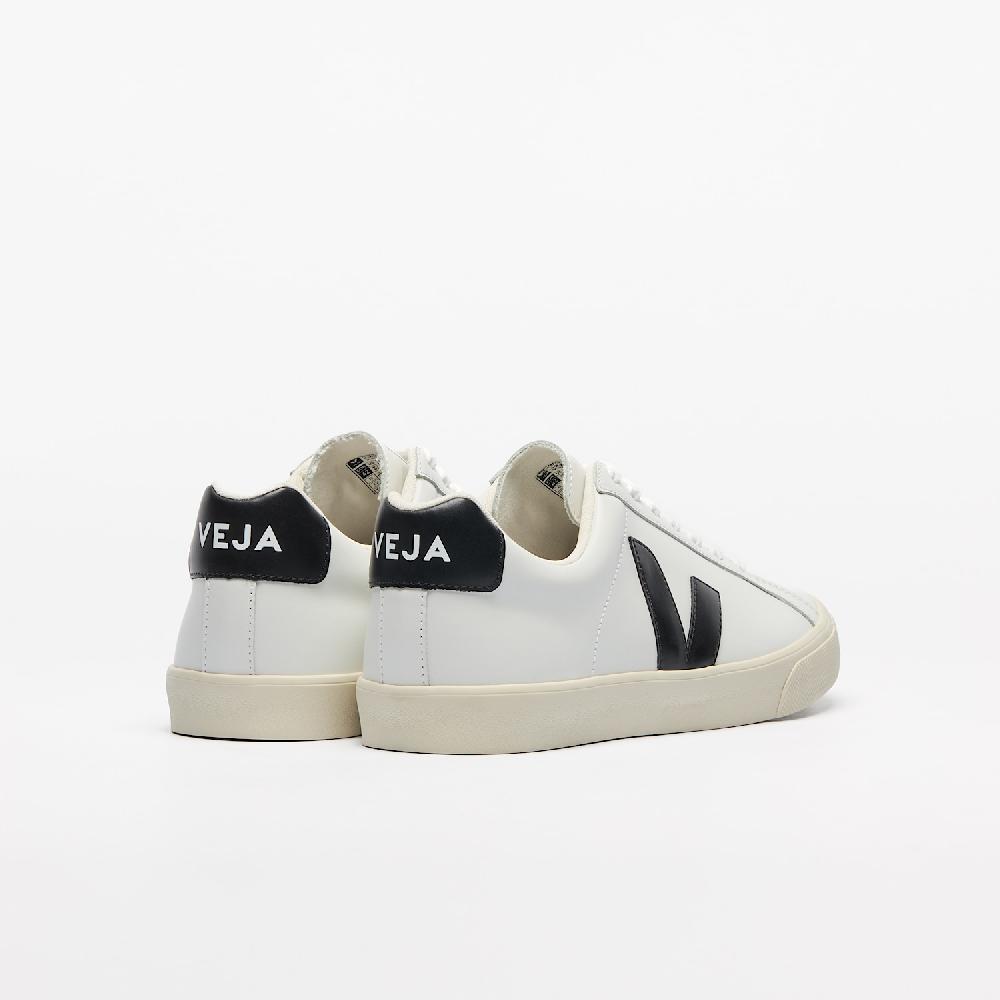 Veja ESPLAR LEATHER WHITE BLACK