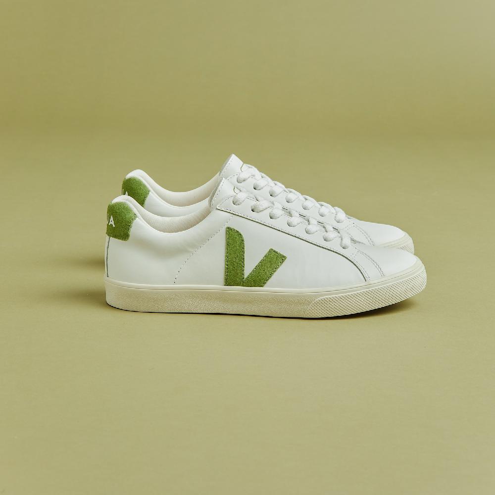 Veja ESPLAR LEATHER WHITE KIWI