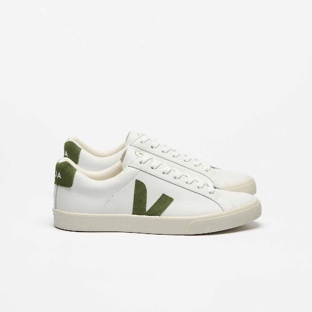veja ESPLAR LEATHER WHITE KIWI