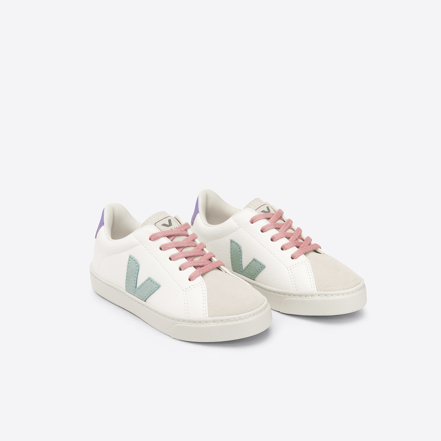 Veja ESPLAR LEATHER WHITE MATCHA LAVANDE
