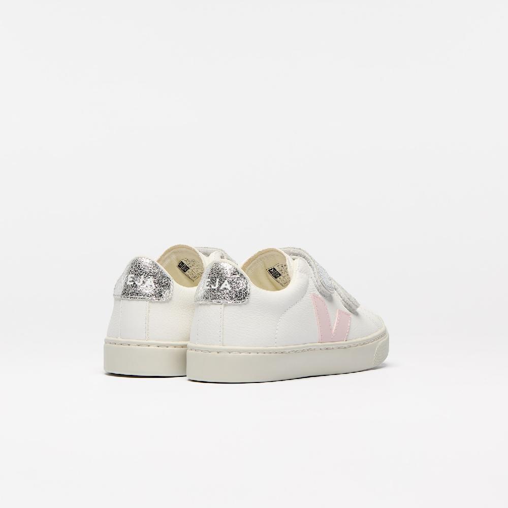 Veja ESPLAR LEATHER WHITE PETALE SILVER