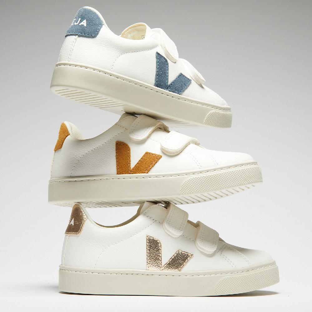 Veja ESPLAR LEATHER WHITE PLATINE