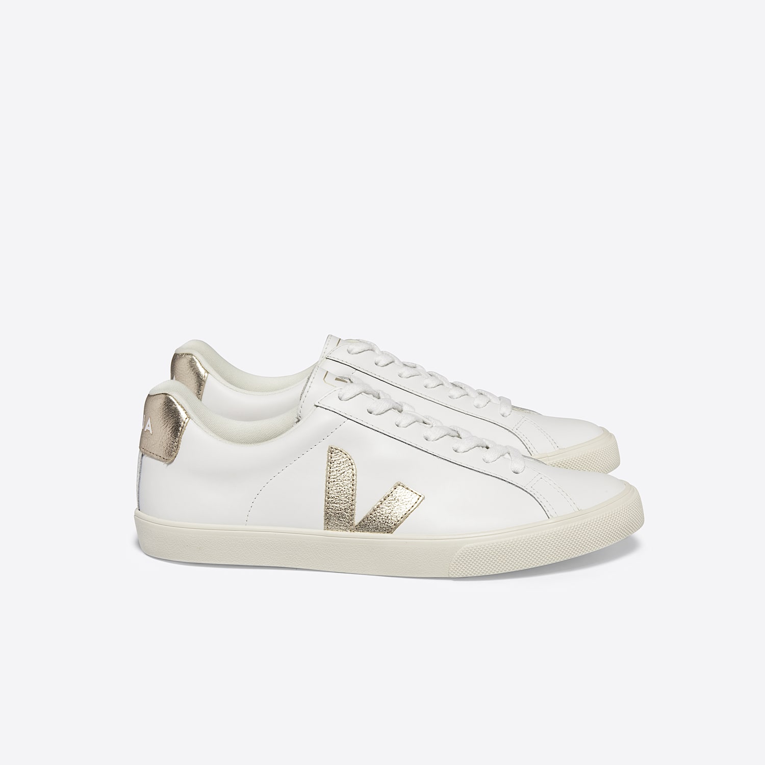 veja ESPLAR LEATHER WHITE PLATINE