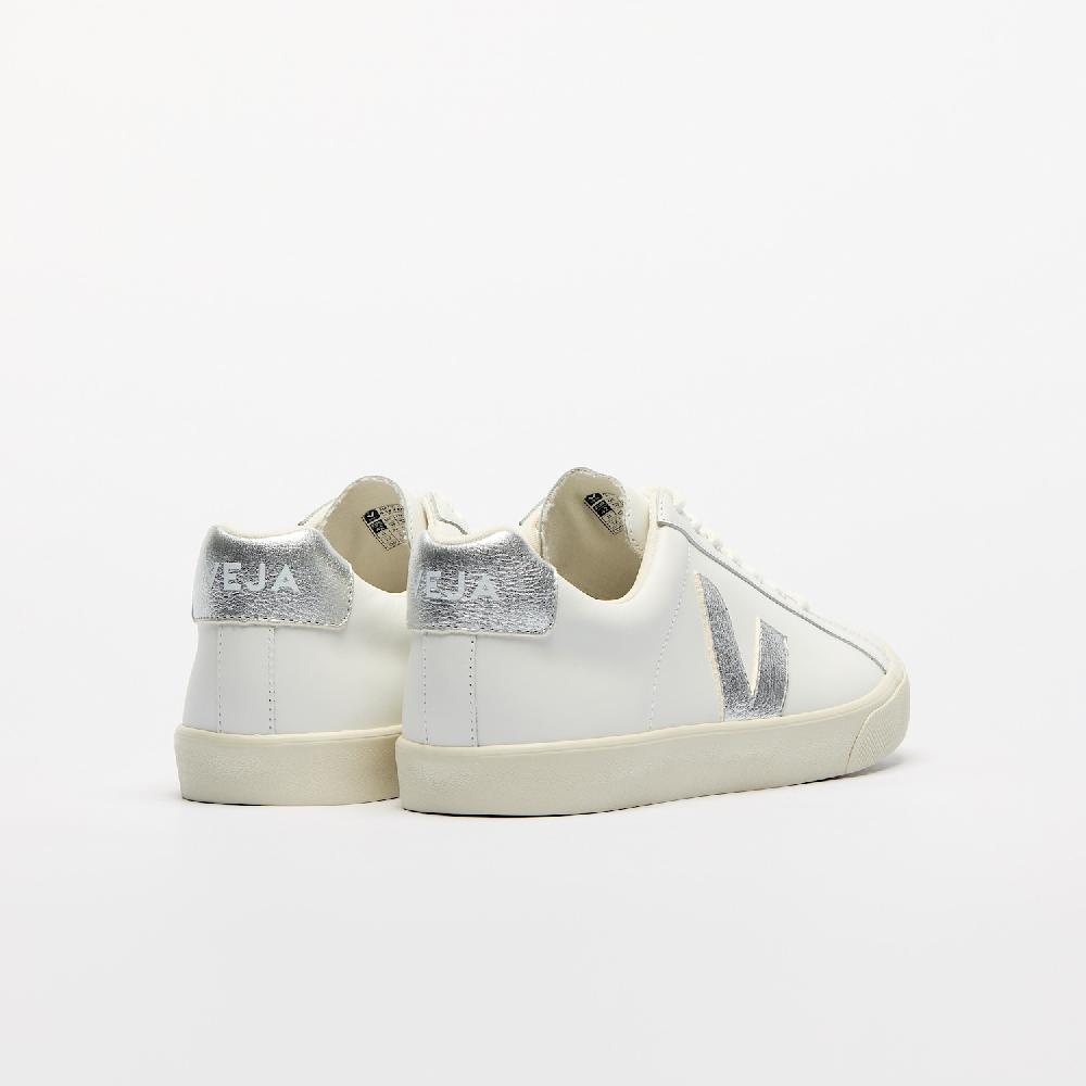 Veja ESPLAR LEATHER WHITE SILVER