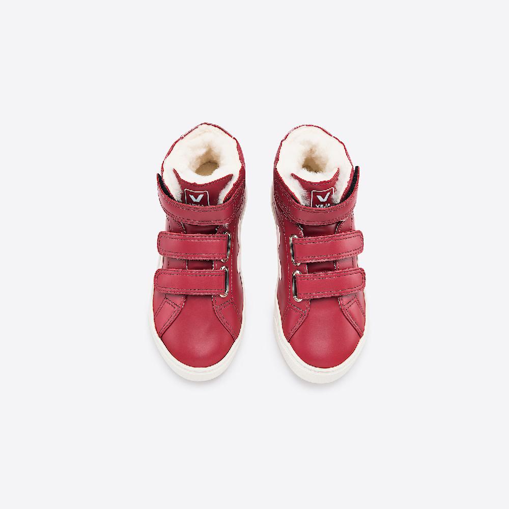 Veja ESPLAR MID FURED LEATHER MARSALA PIERRE