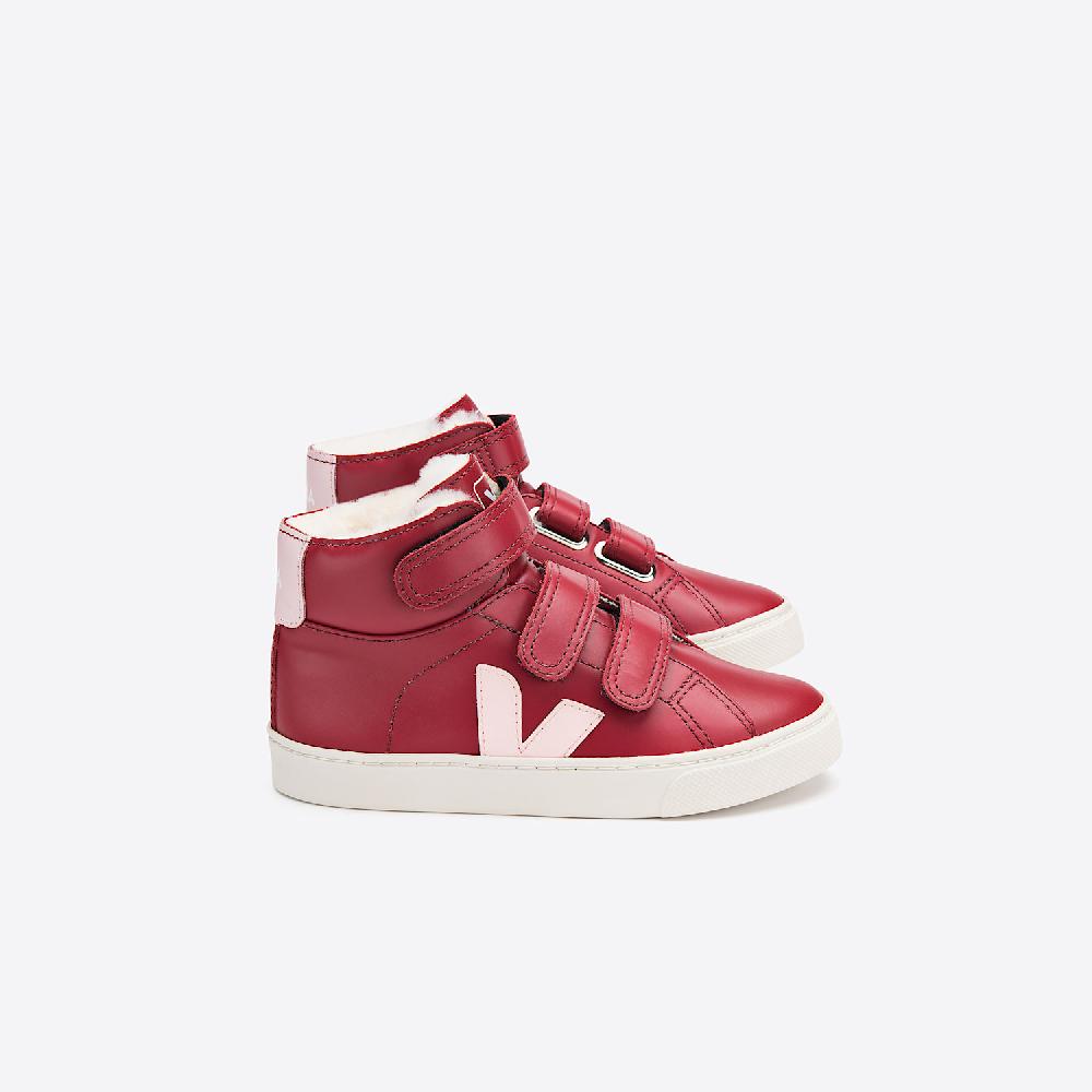 veja ESPLAR MID FURED LEATHER MARSALA PIERRE