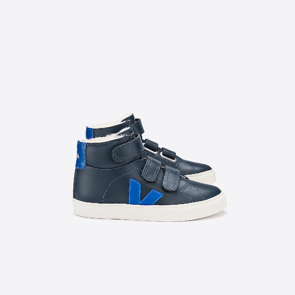 veja ESPLAR MID FURED LEATHER NAUTICO INDIGO