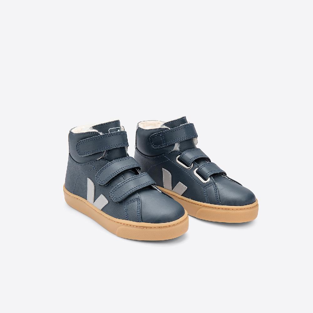 Veja ESPLAR MID FURED LEATHER NAUTICO OXFORD GREY