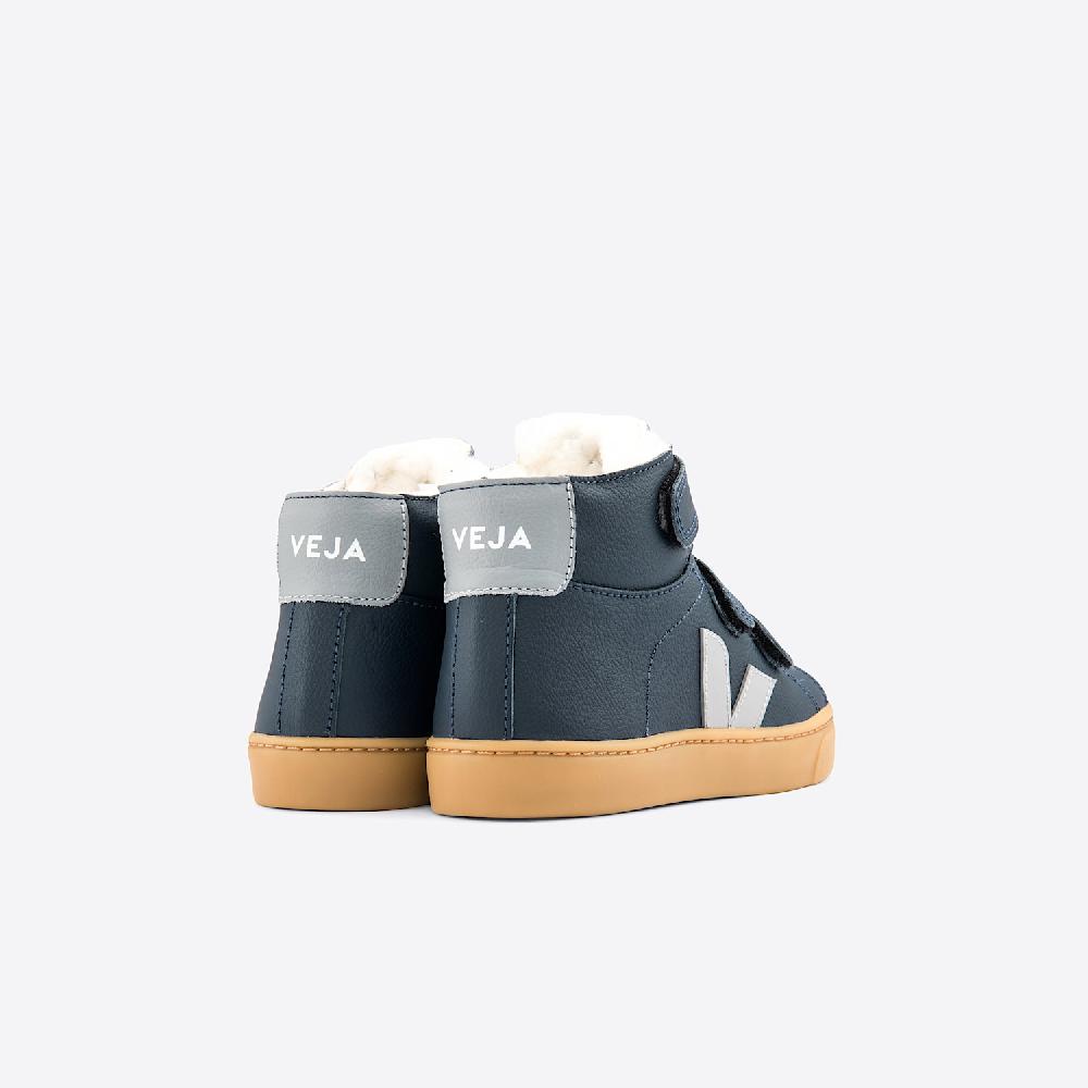 Veja ESPLAR MID FURED LEATHER NAUTICO OXFORD GREY