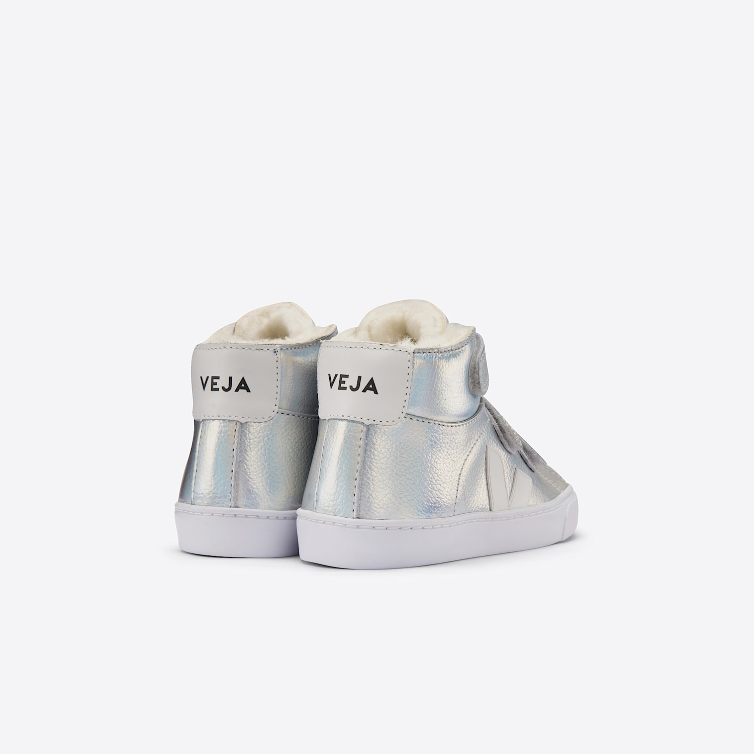 Veja ESPLAR MID FURED LEATHER UNICORN WHITE