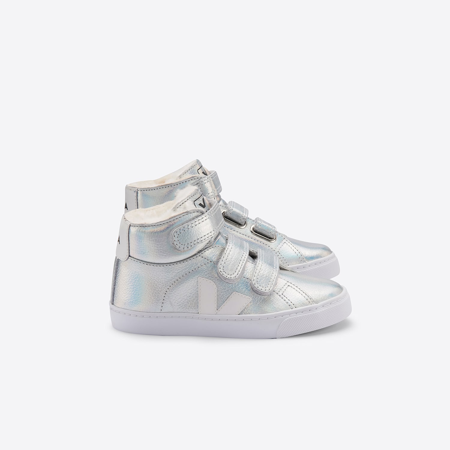 veja ESPLAR MID FURED LEATHER UNICORN WHITE