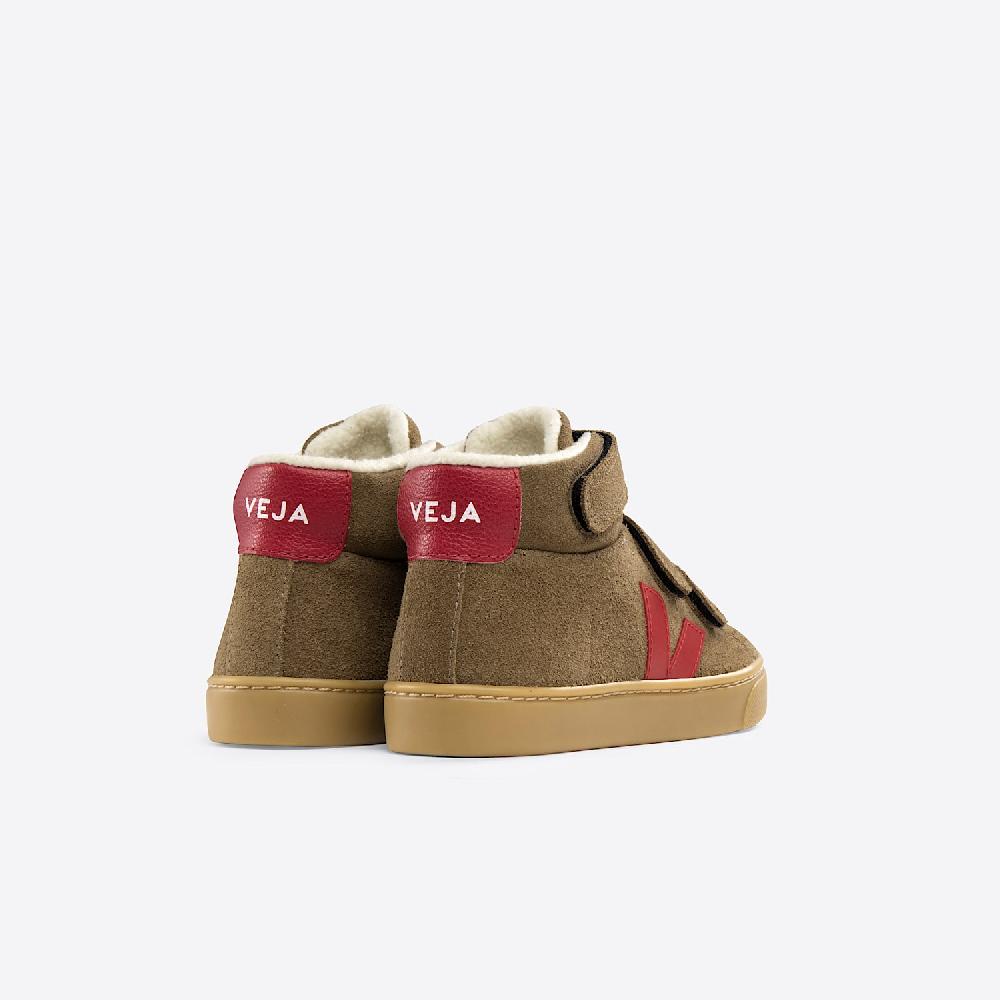 Veja ESPLAR MID FURED SUEDE BROWN PEKIN