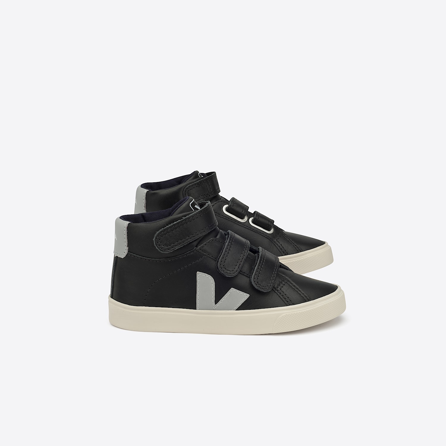 veja ESPLAR MID LEATHER BLACK OXFORD