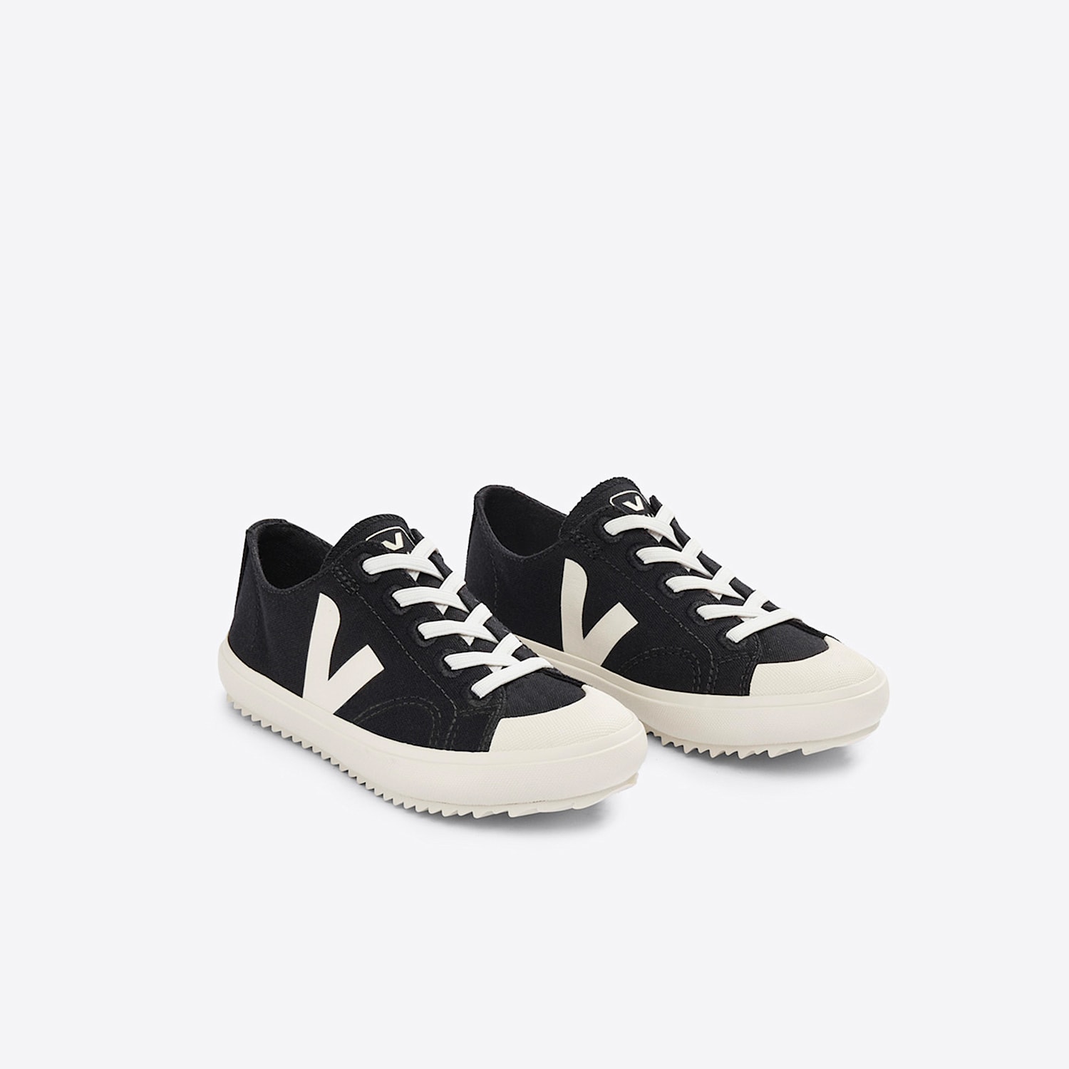 Veja FLIP ELASTIC LACES CANVAS BLACK PIERRE
