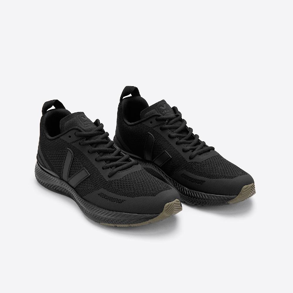Veja IMPALA ENGINEERED-MESH FULL BLACK KAKI
