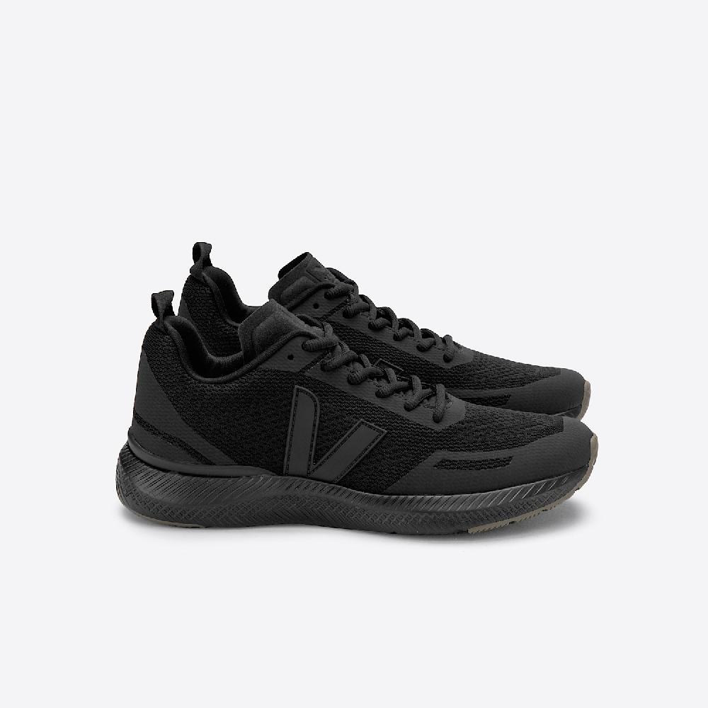 veja IMPALA ENGINEERED-MESH FULL BLACK KAKI