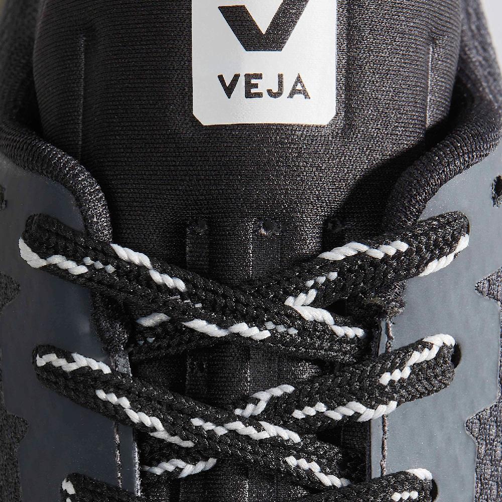 Veja LACES BLACK OXFORD GREY