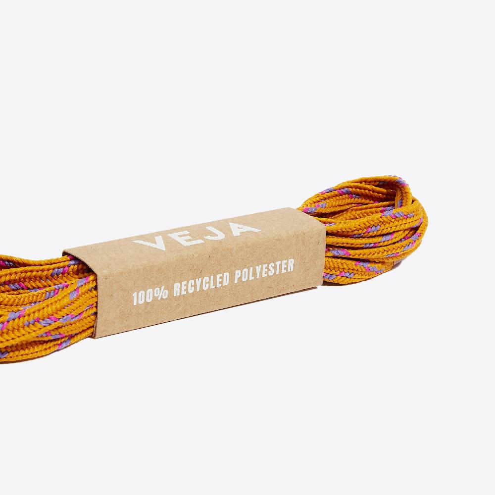 Veja LACES MOUTARDE PURPLE ULTRAVIOLET