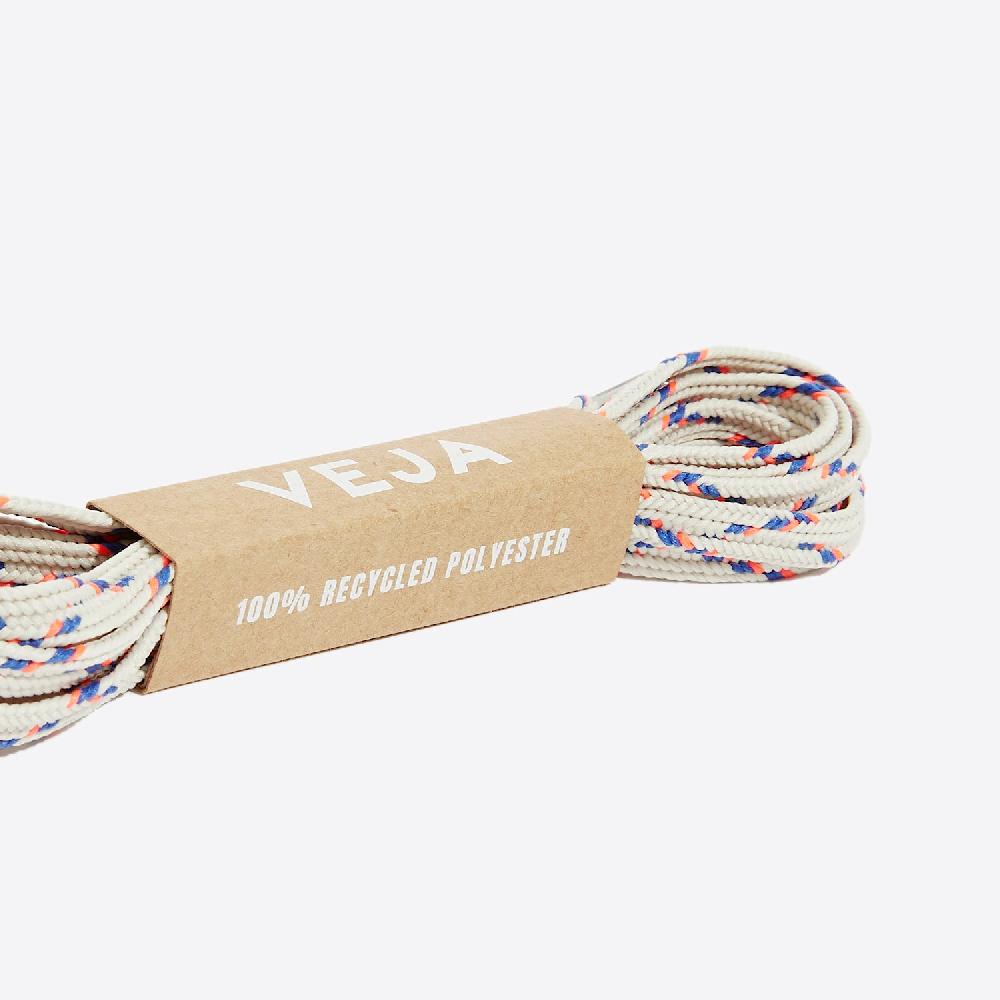 Veja LACES NATURAL PAROS ORANGE FLUO