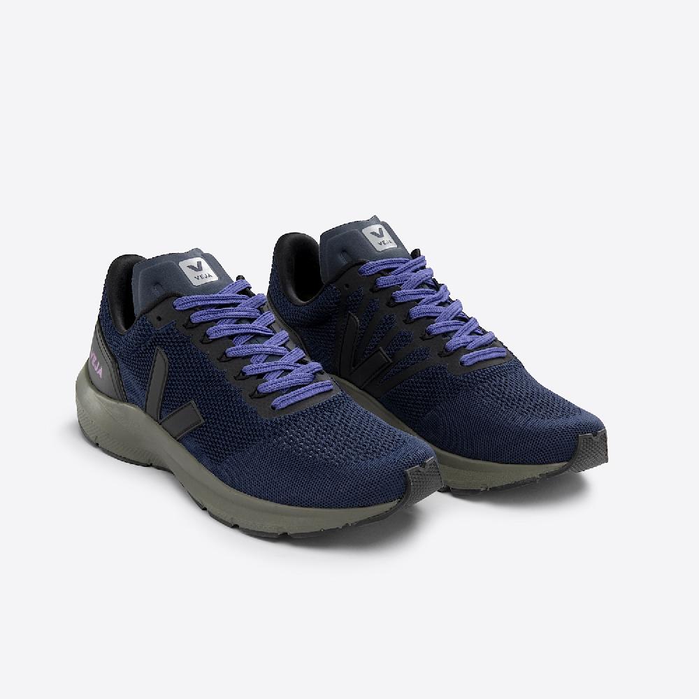 Veja MARLIN V-KNIT NIL BLACK KAKI SOLE