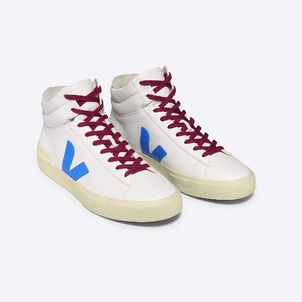 Veja MINOTAUR FURED LEATHER WHITE EGEE