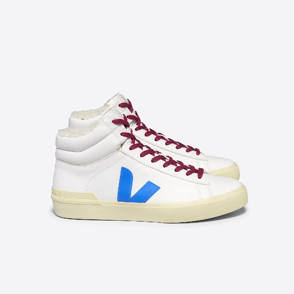 veja MINOTAUR FURED LEATHER WHITE EGEE