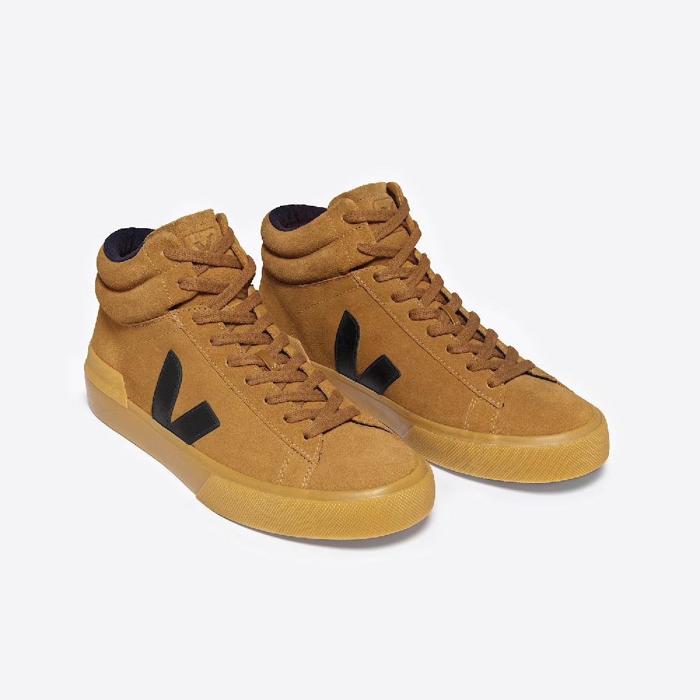 Veja MINOTAUR SUEDE CAMEL BLACK