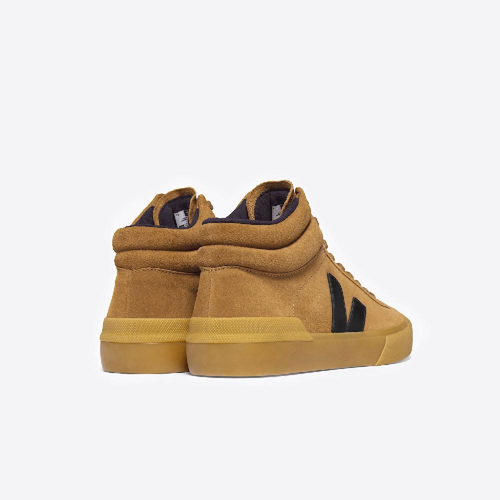 Veja MINOTAUR SUEDE CAMEL BLACK