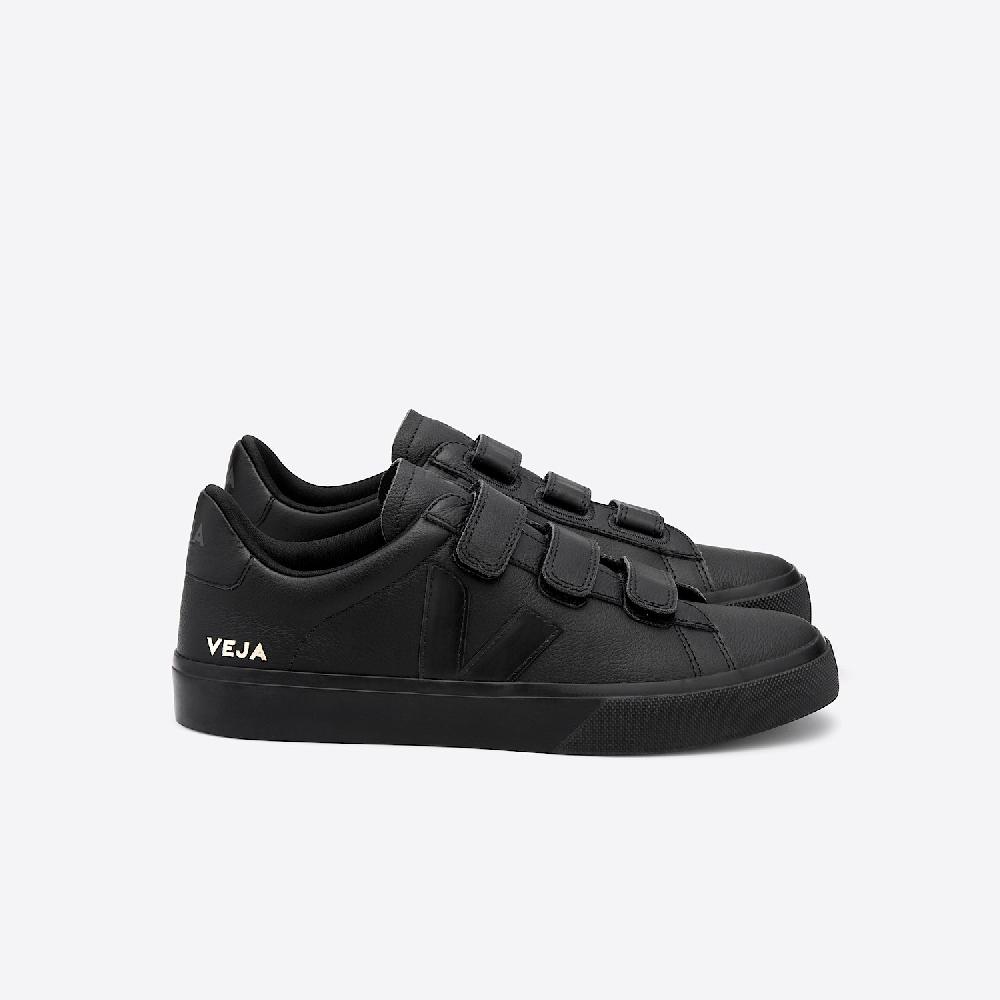 veja RECIFE LEATHER FULL BLACK