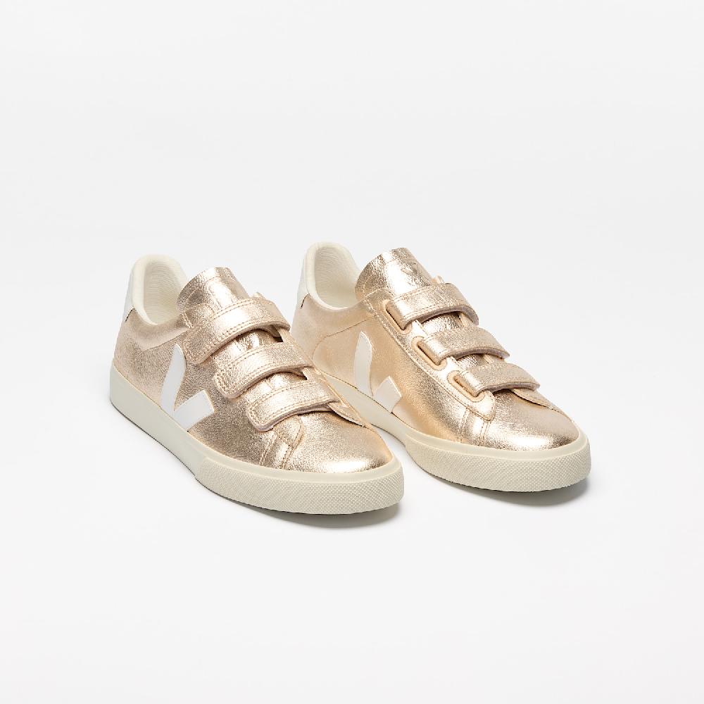Veja RECIFE LEATHER PLATINE WHITE
