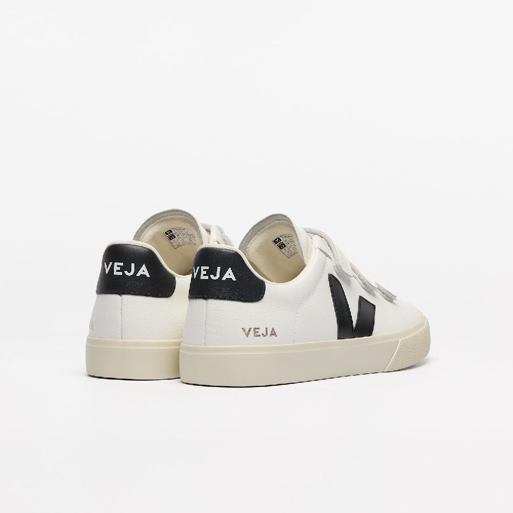 Veja RECIFE LEATHER WHITE BLACK