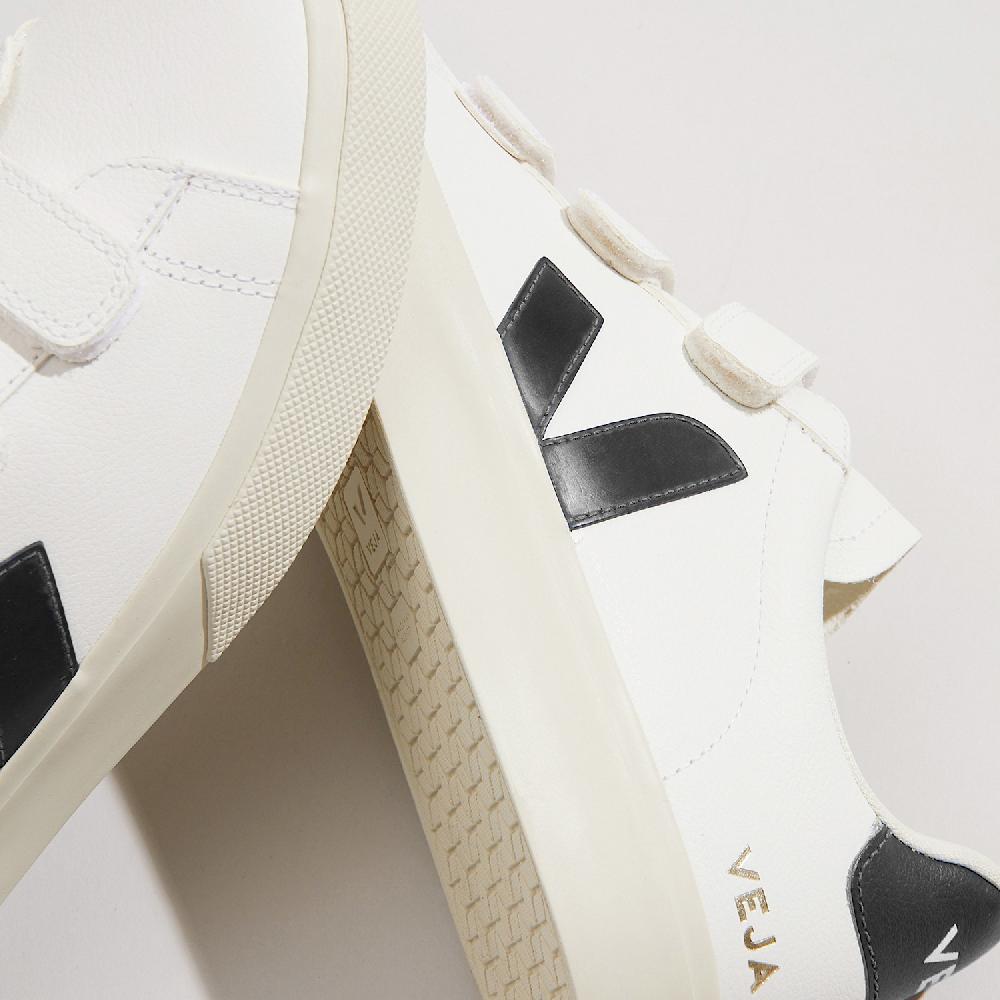 Veja RECIFE LEATHER WHITE BLACK