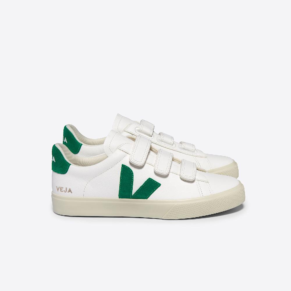 veja RECIFE LEATHER WHITE EMERAUDE