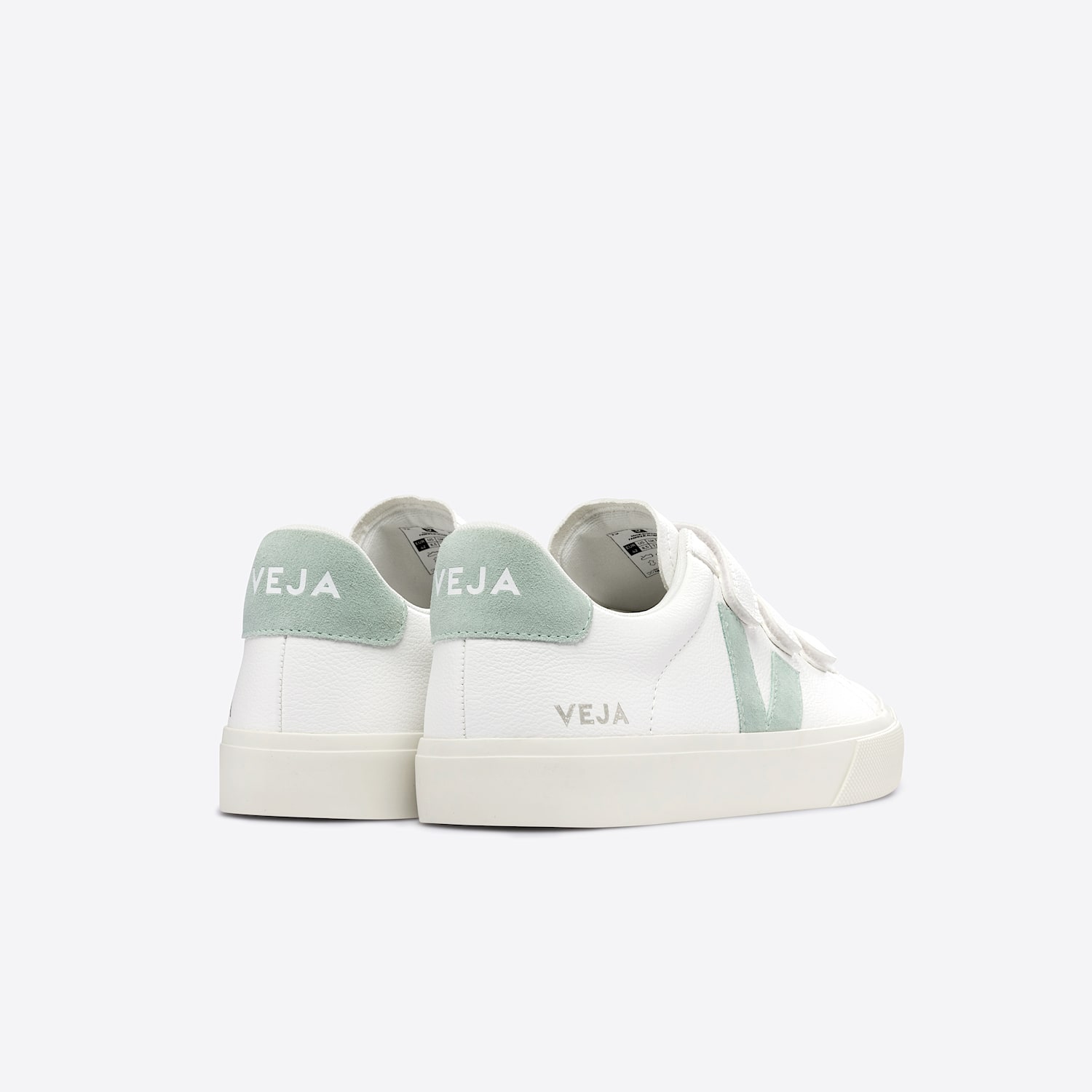 Veja RECIFE LEATHER WHITE MATCHA
