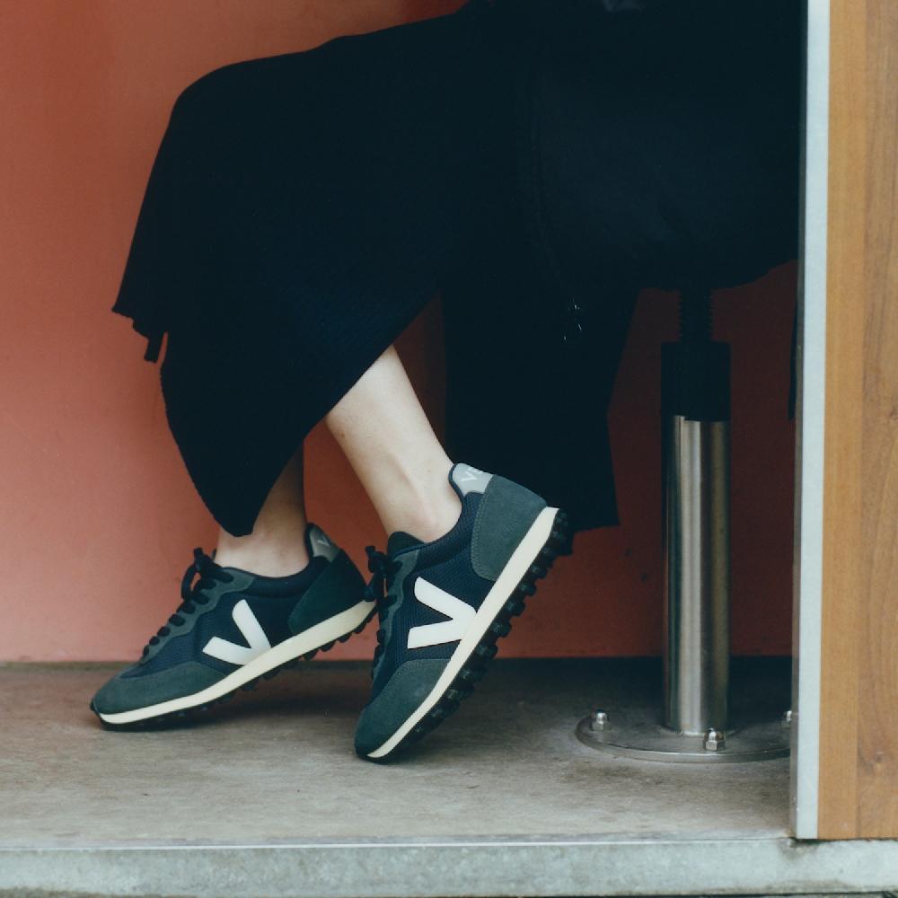 Veja RIO BRANCO ALVEOMESH BLACK WHITE OXFORD GREY