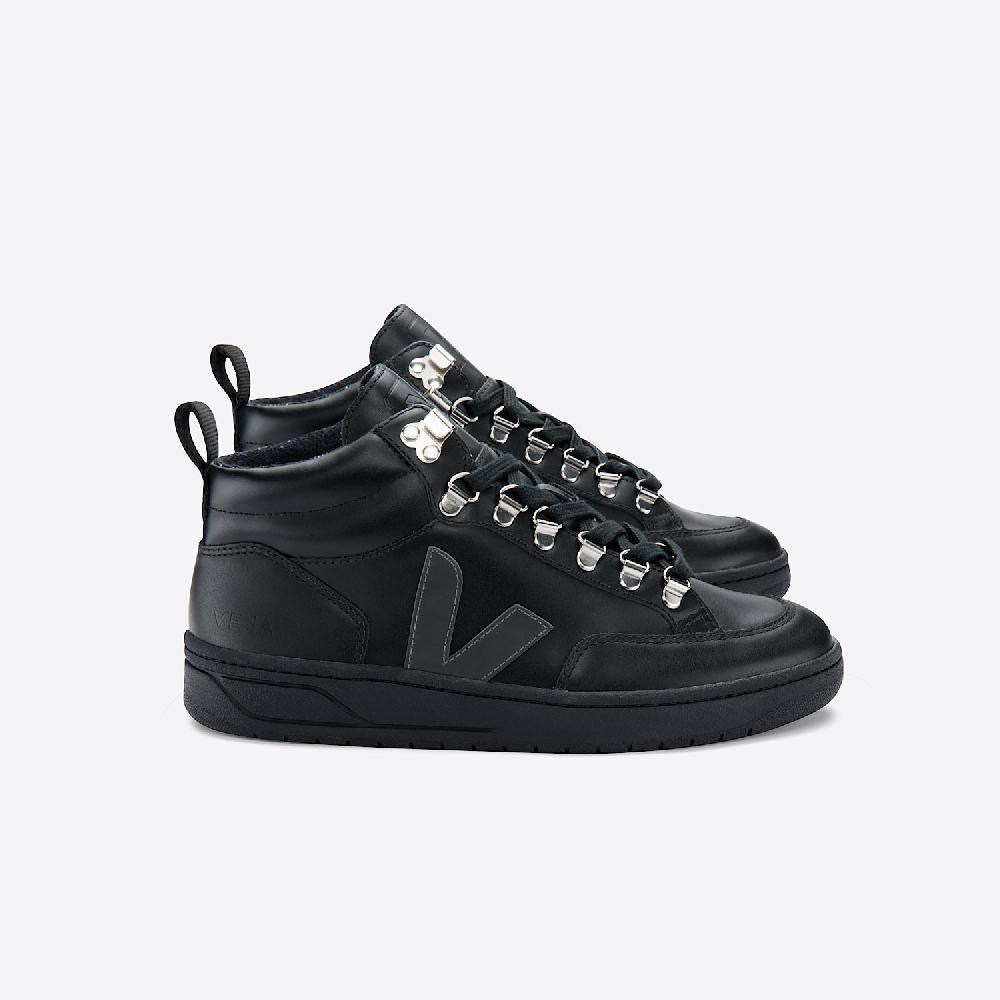veja RORAIMA LEATHER BLACK GRAFITE BLACK SOLE