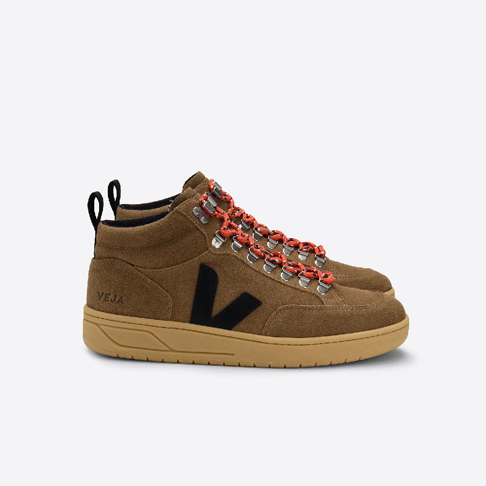 veja RORAIMA SUEDE BROWN BLACK GUM SOLE