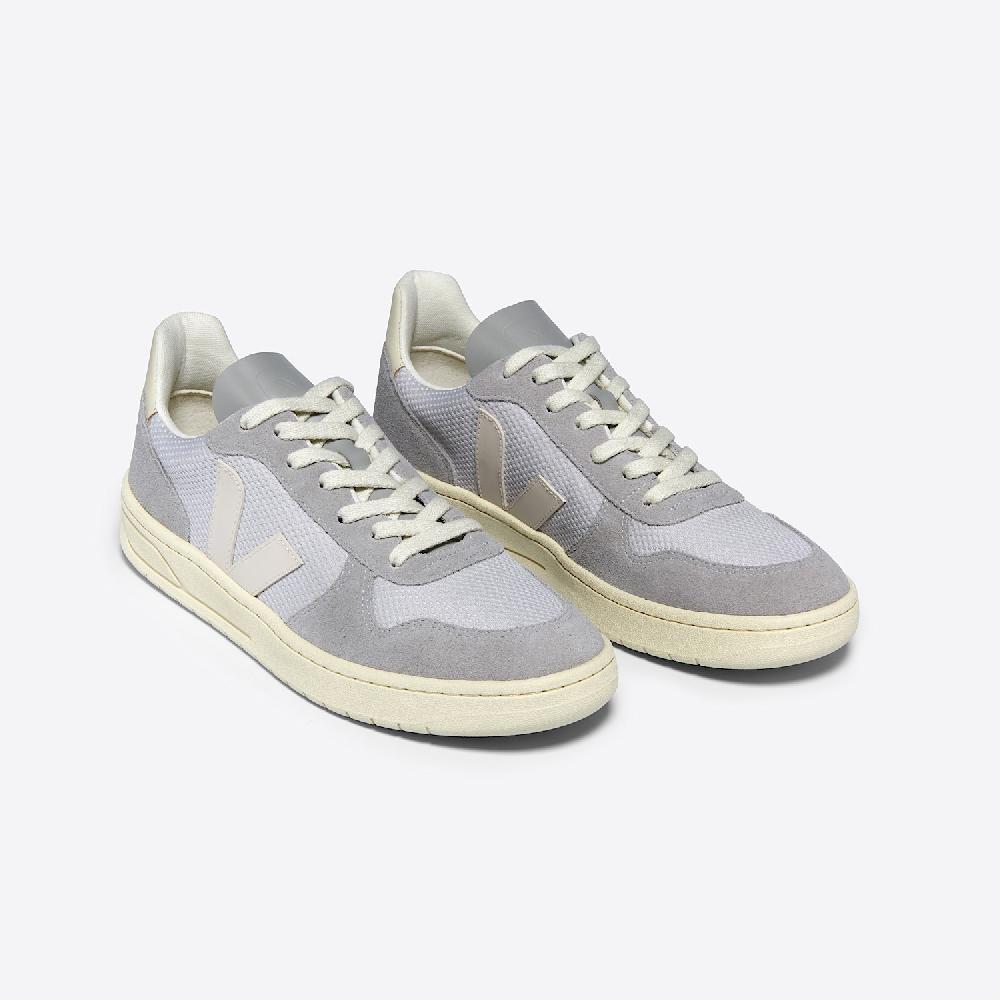 Veja V-10 ALVEOMESH LIGHT GREY PIERRE