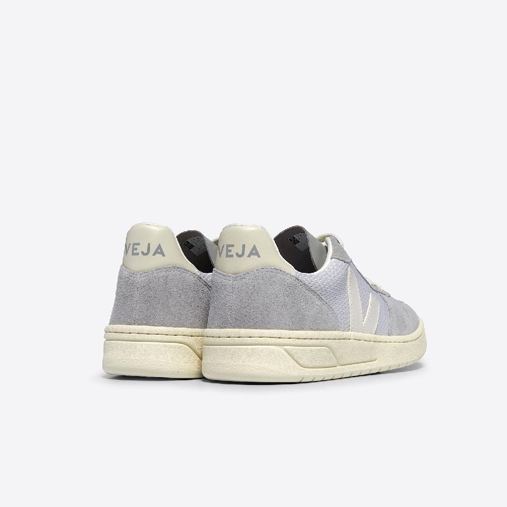 Veja V-10 ALVEOMESH LIGHT GREY PIERRE
