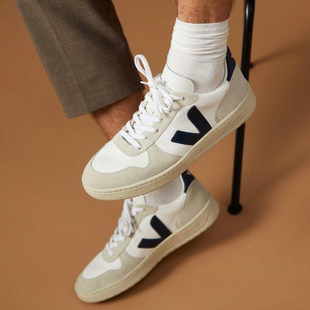Veja V-10 B-MESH WHITE NAUTICO